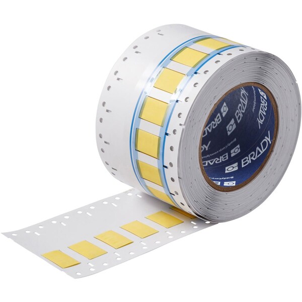 BSP45 Series PermaSleeve Heat Shrink  Wire Marking Sleeves Jumbo Roll, 0.375in Diax1in W, Yellow